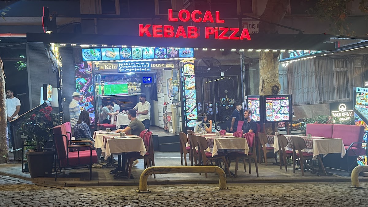 Local kebab pizza restaurant